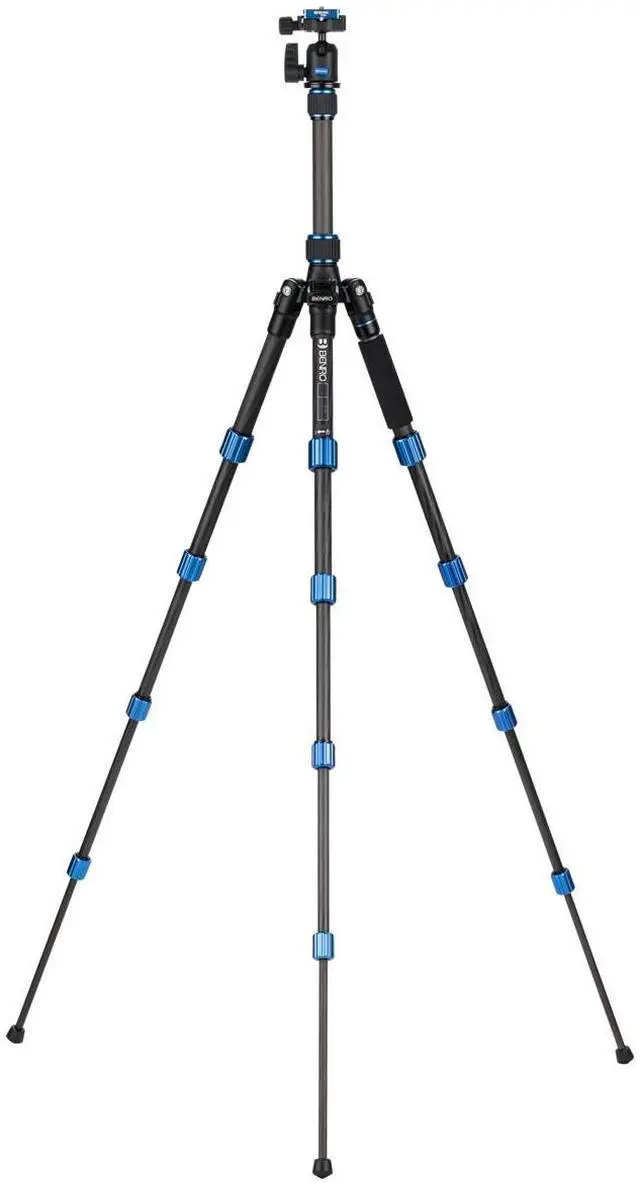 Alt view image 4 of 20 - Benro FSL09CN00 Carbon Fiber Slim Travel Tripod Kit W/ Arca Ball Head