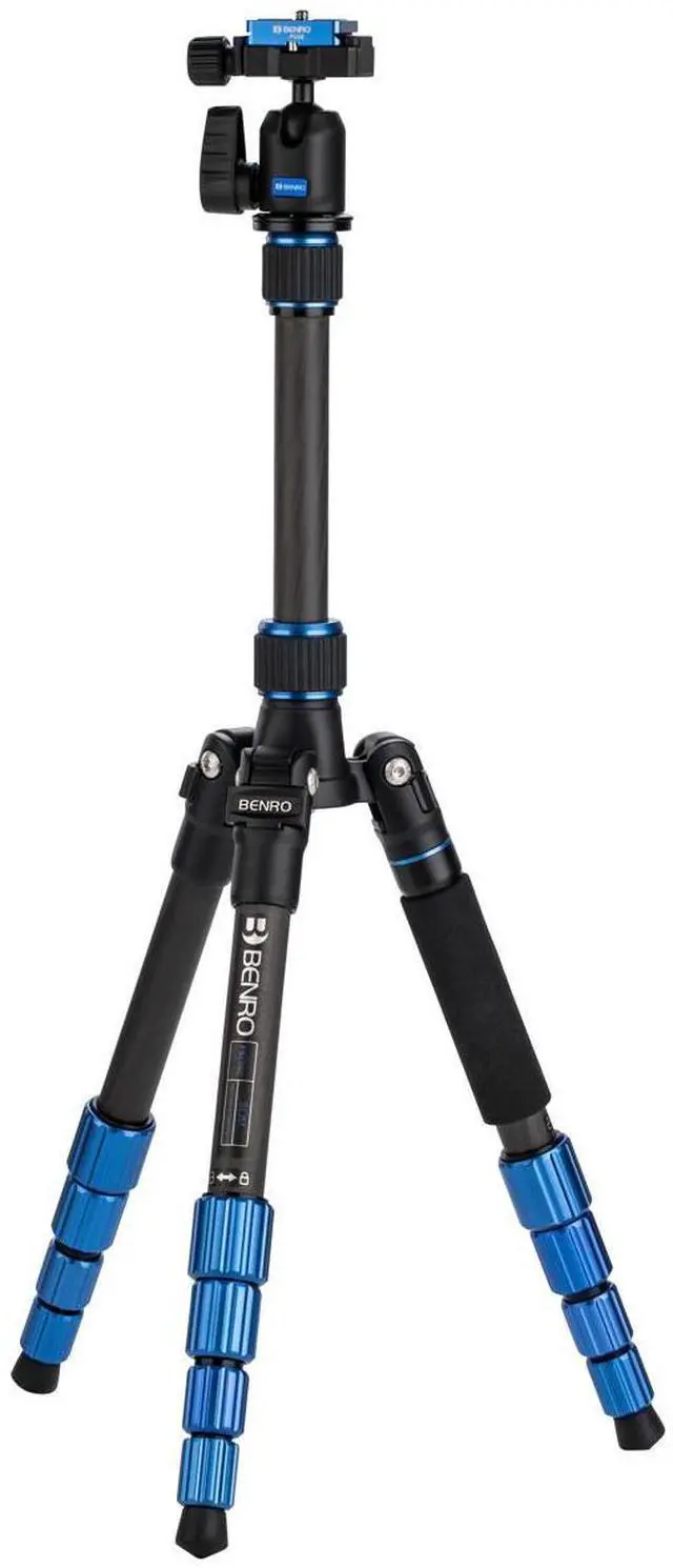 Alt view image 5 of 20 - Benro FSL09CN00 Carbon Fiber Slim Travel Tripod Kit W/ Arca Ball Head