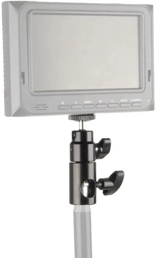 Alt view image 5 of 5 - CAMVATE Light Stand Mount with 1/4''-20 Mini Ball Head