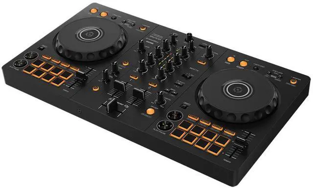 Alt view image 5 of 9 - Pioneer DJ DDJFLX2 AlphaTheta Compact 2-Channel DJ Controller - Black