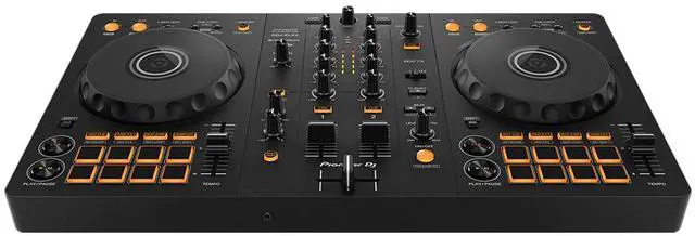 Alt view image 6 of 9 - Pioneer DJ DDJFLX2 AlphaTheta Compact 2-Channel DJ Controller - Black