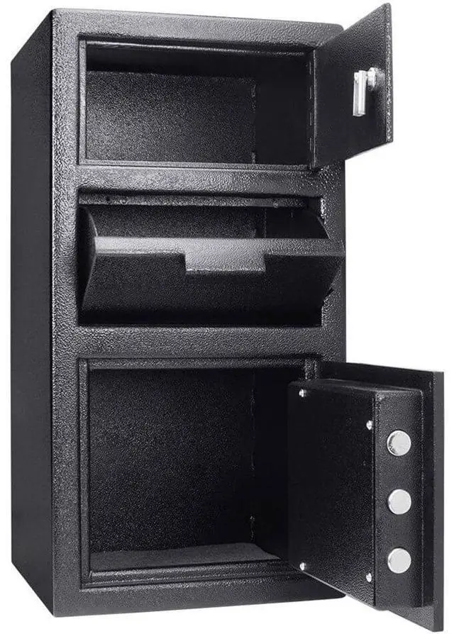 Alt view image 2 of 5 - Barska 0.72/0.78 Cubic Foot Locker Keypad Depository Safe