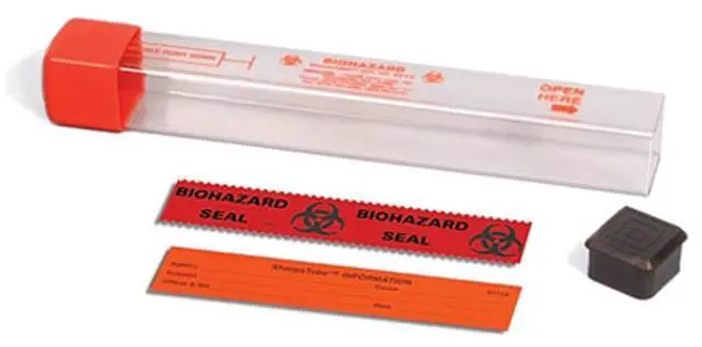 Main image of Sirchie Syringe Transport Tubes, 1x8", 12 Pack #ECT2