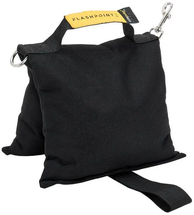 Alt view image 2 of 7 - Flashpoint 35 lbs Water-Resistant Cordura Nylon Saddle Shot Bag, Black