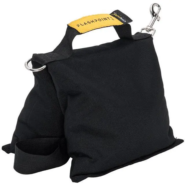 Alt view image 3 of 7 - Flashpoint 35 lbs Water-Resistant Cordura Nylon Saddle Shot Bag, Black