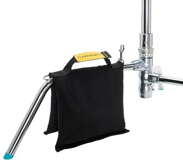 Alt view image 6 of 7 - Flashpoint 35 lbs Water-Resistant Cordura Nylon Saddle Shot Bag, Black