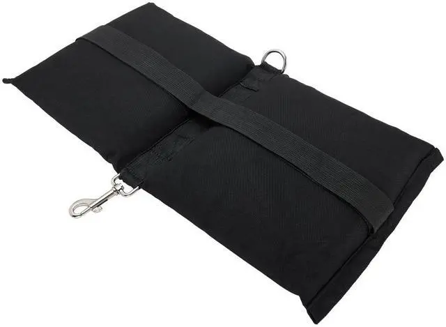 Alt view image 7 of 7 - Flashpoint 35 lbs Water-Resistant Cordura Nylon Saddle Shot Bag, Black