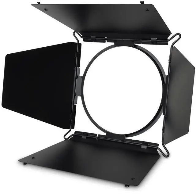 Alt view image 2 of 5 - Litepanels 6.6" 4-Leaf Rotating Barndoors for Studio X2 LED Fresnel Light