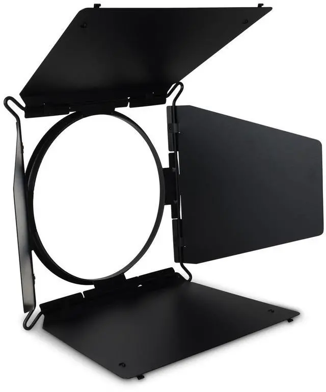 Alt view image 5 of 5 - Litepanels 6.6" 4-Leaf Rotating Barndoors for Studio X2 LED Fresnel Light