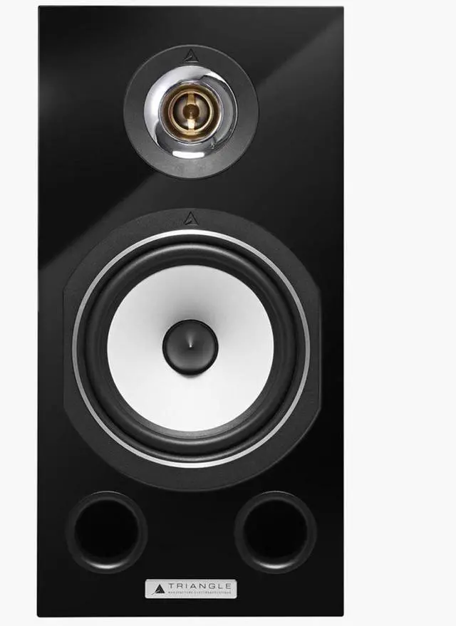 Alt view image 3 of 4 - Triangle Esprit Comete Ez Hi-Fi Bookshelf Speakers, Black High Gloss, Pair
