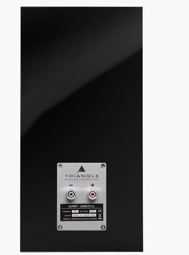 Alt view image 4 of 4 - Triangle Esprit Comete Ez Hi-Fi Bookshelf Speakers, Black High Gloss, Pair