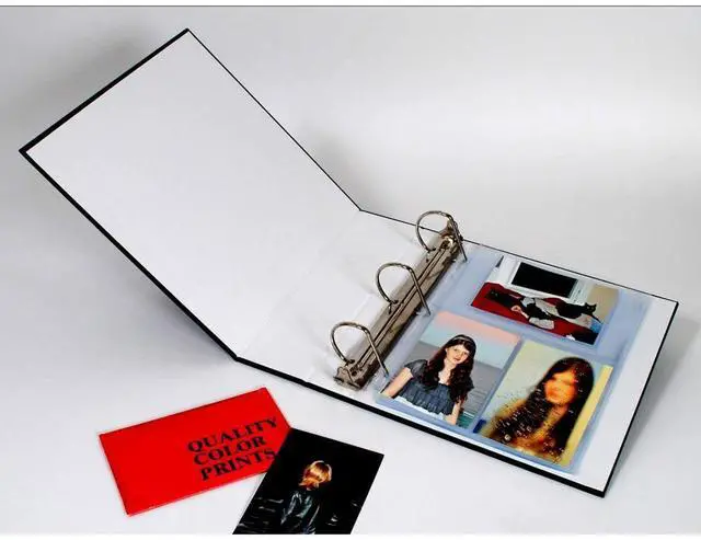 Alt view image 2 of 2 - Archival Methods 1.5" Matching 3 Ring Binder & Slip Case Set, Holds 10x11", Red