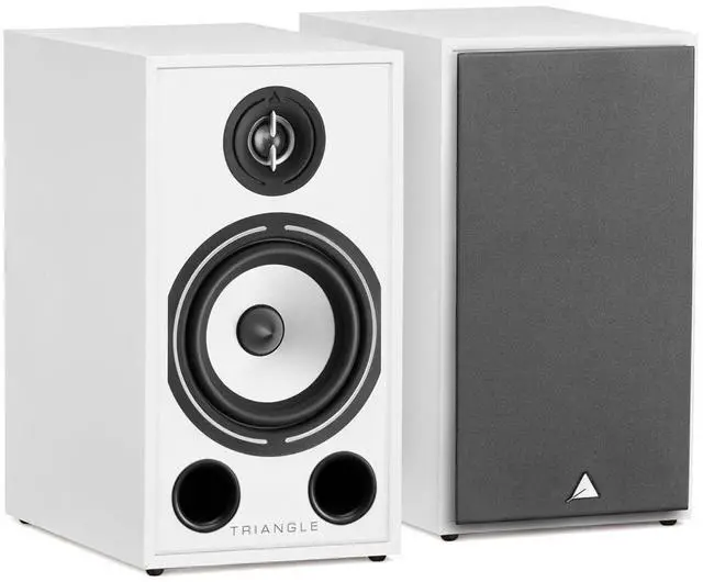 Main image of Triangle Borea BR03 100W 2-Way Bookshelf Speakers, Pair, White