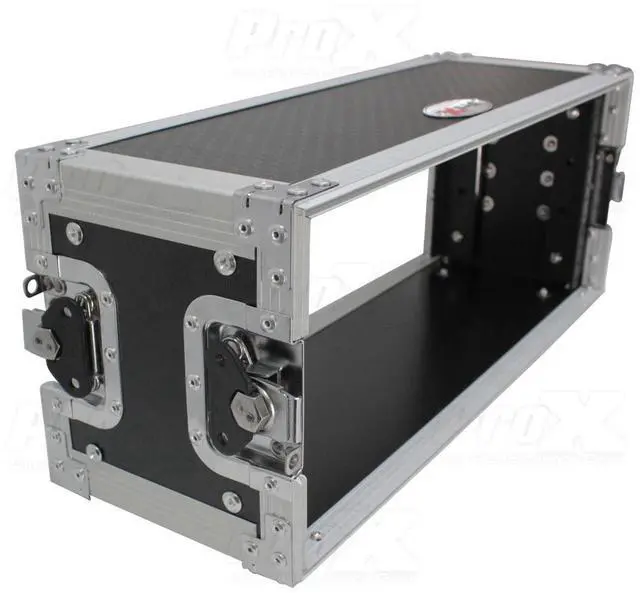 Alt view image 13 of 15 - 4U Deluxe Effects Rack  7" Deep Rail to Rail W/Handle