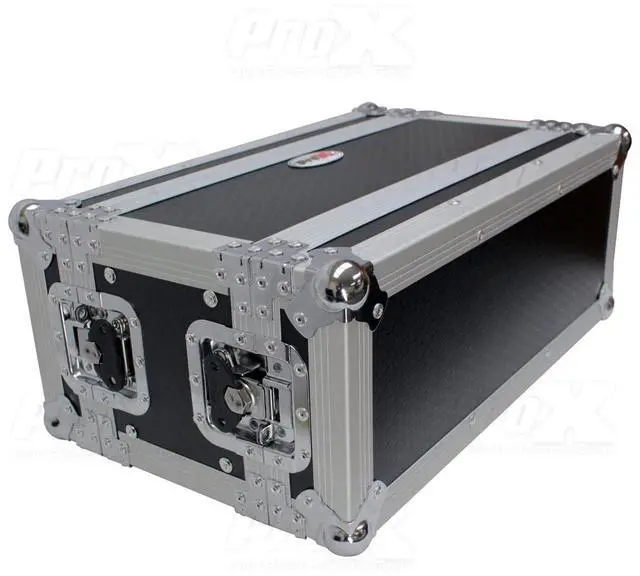 Alt view image 11 of 15 - 4U Deluxe Effects Rack  7" Deep Rail to Rail W/Handle