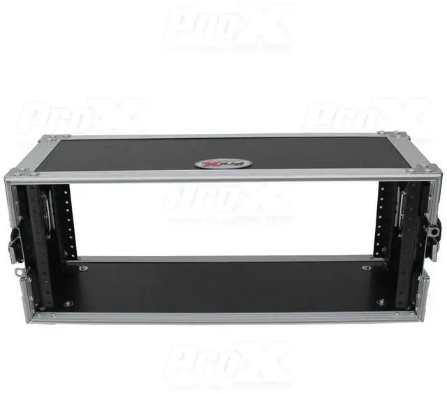 Alt view image 14 of 15 - 4U Deluxe Effects Rack  7" Deep Rail to Rail W/Handle