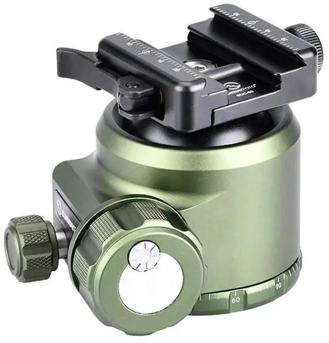 Alt view image 5 of 5 - SunwayFoto XB-52EG XB Series Low-Profile Ball Head with SDC-50 Duo-Lever Clamp, OD Green