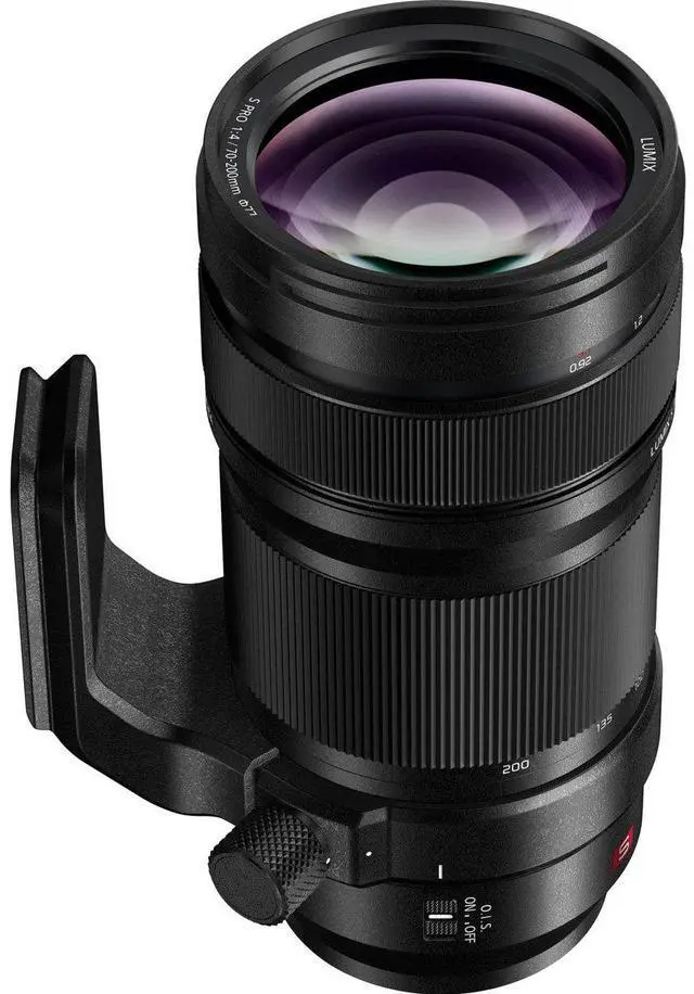 Alt view image 2 of 6 - Panasonic LUMIX S PRO 70-200mm f/4 O.I.S. Lens for L Mount, Bundle with Takama 3-Section Aluminum Video Tripod with Fluid Head, Cleaning Kit, Cleaning Cloth