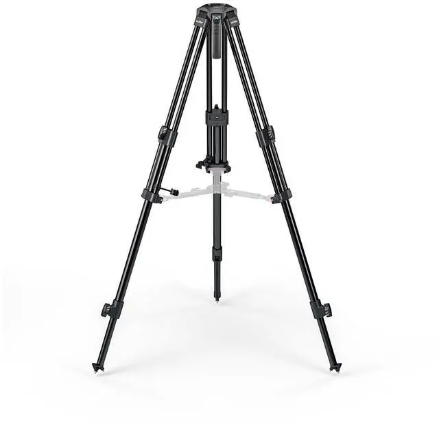 Alt view image 2 of 2 - Sachtler 75/2 AL MK II 2-Stage Aluminum Tripod with 75mm Bowl