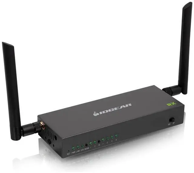 Alt view image 5 of 7 - IOGEAR Long Range Wireless 4k@60 Switch.Splitter Receiver for GWLRSSKIT4K Kit
