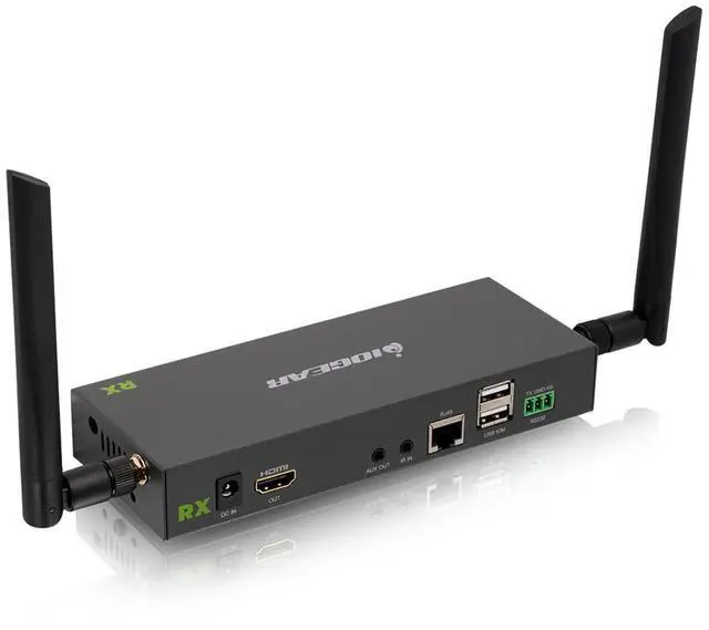 Alt view image 6 of 7 - IOGEAR Long Range Wireless 4k@60 Switch.Splitter Receiver for GWLRSSKIT4K Kit