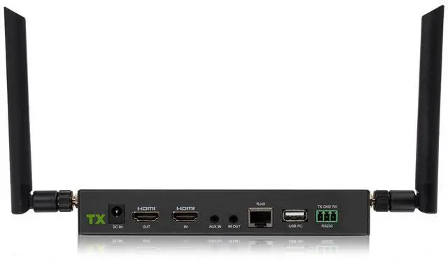 Alt view image 7 of 7 - IOGEAR Long Range Wireless 4k@60 Switch.Splitter Receiver for GWLRSSKIT4K Kit