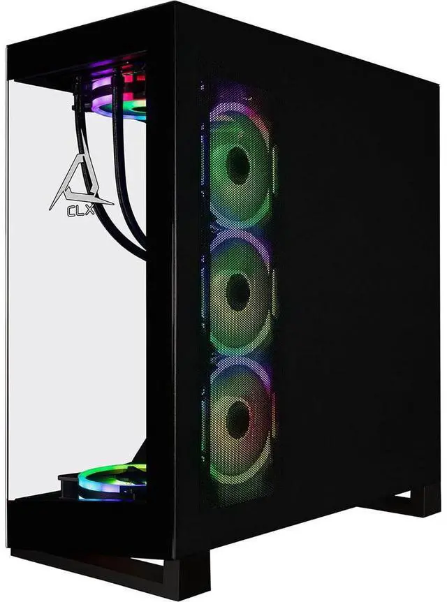 Alt view image 8 of 10 - CLX Horus Gaming Desktop - AMD Ryzen 9 9950X 4.3GHz 16-Core Processor, 96GB DDR5 Memory, RTX 5090 32GB GDDR7 Graphics, 2TB NVMe M.2 SSD, 8TB HDD, WiFi, Win 11 Home 64-bit