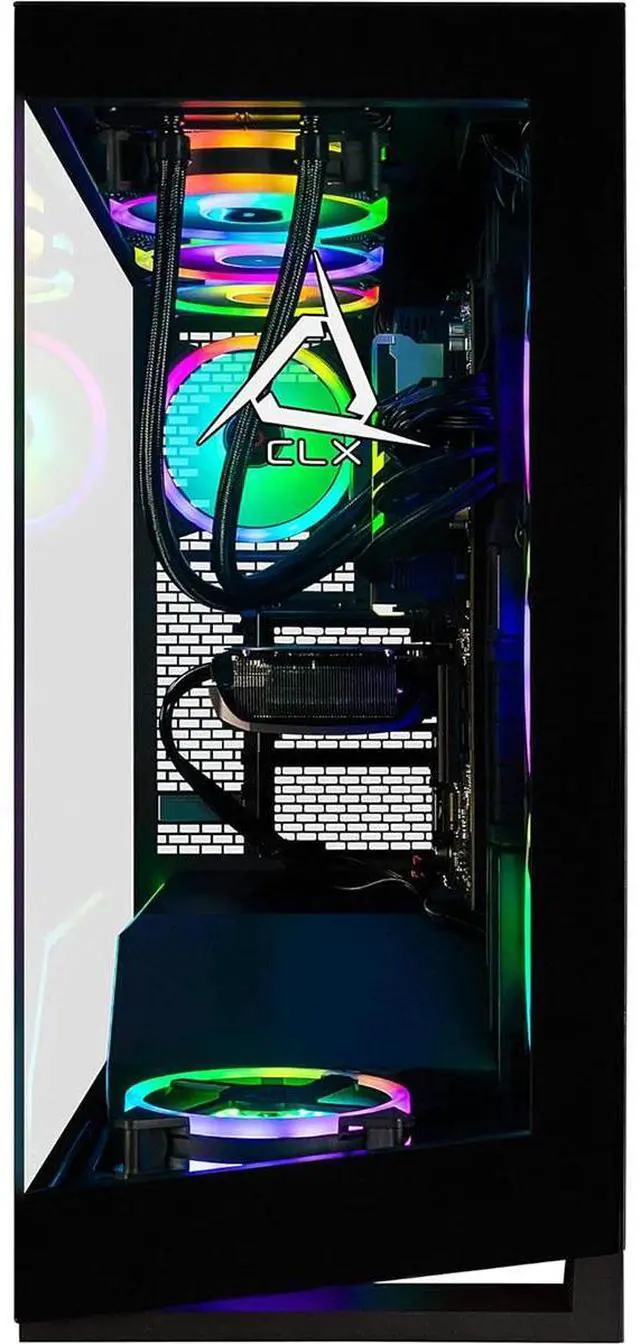 Alt view image 6 of 10 - CLX Horus Gaming Desktop - AMD Ryzen 9 9950X 4.3GHz 16-Core Processor, 96GB DDR5 Memory, RTX 5090 32GB GDDR7 Graphics, 2TB NVMe M.2 SSD, 8TB HDD, WiFi, Win 11 Home 64-bit