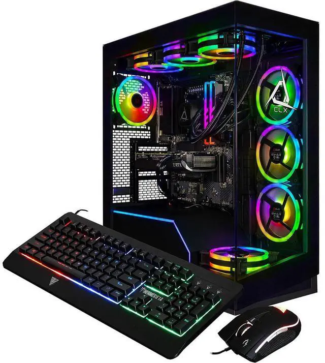 Alt view image 10 of 10 - CLX Horus Gaming Desktop - AMD Ryzen 9 9950X 4.3GHz 16-Core Processor, 96GB DDR5 Memory, RTX 5090 32GB GDDR7 Graphics, 2TB NVMe M.2 SSD, 8TB HDD, WiFi, Win 11 Home 64-bit