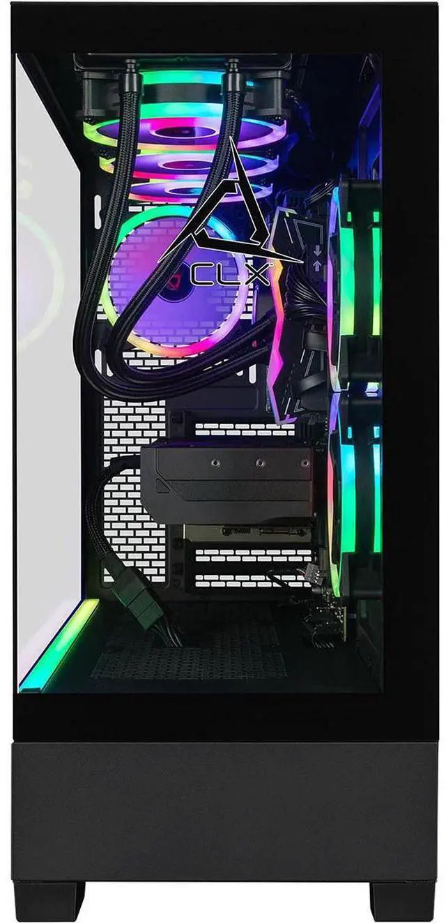 Alt view image 7 of 10 - CLX SET Gaming Desktop - AMD Ryzen 7 9800X3D 4.7GHz 8-Core Processor, 32GB DDR5 Memory, GeForce RTX 5080 16GB GDDR7 Graphics, 2TB NVMe M.2 SSD, WiFi, Win 11 Home 64-bit