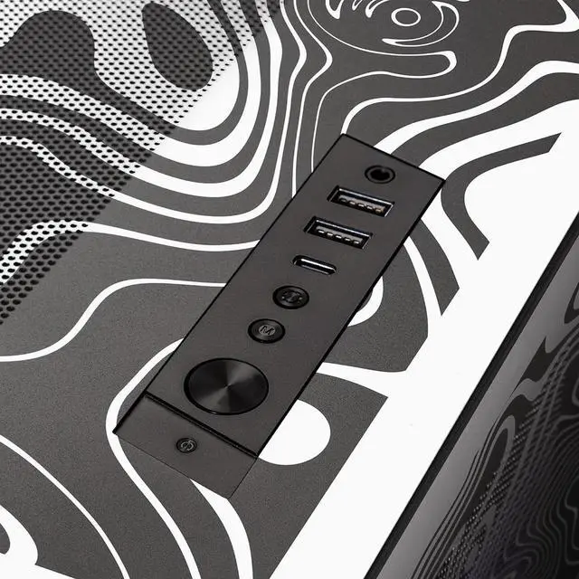 Alt view image 7 of 9 - CLX Horus Gaming Desktop - AMD Ryzen 7 9800X3D 4.7GHz 8-Core Processor, 64GB DDR5 Memory, GeForce RTX 5070 Ti 16GB GDDR7 Graphics, 2TB NVMe M.2 SSD, 6TB HDD, WiFi, Win 11 Home 64-bit