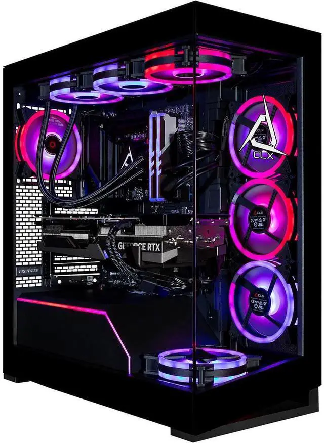 Alt view image 5 of 8 - CLX Horus Gaming Desktop - AMD Ryzen 9 9950X3D 4.3GHz 16-Core Processor, 96GB DDR5 Memory, GeForce RTX 5090 32GB GDDR7 Graphics, 2TB NVMe M.2 SSD, 8TB HDD, WiFi, Win 11 Home 64-bit