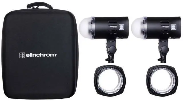 Main image of Elinchrom LED 100 C 100W Bi-Color RGB Dual Light Kit