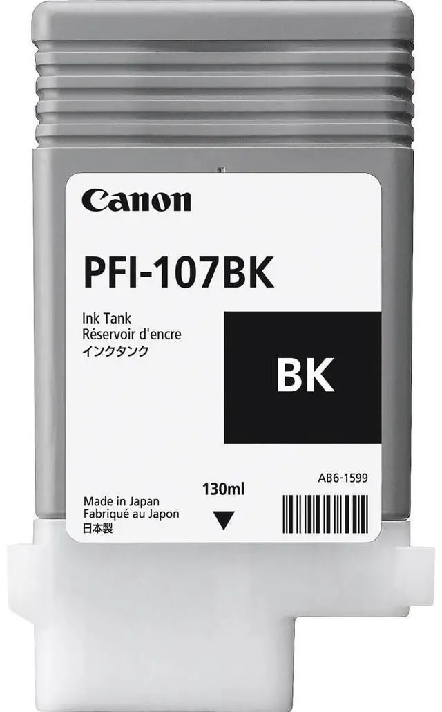 Alt view image 2 of 4 - Canon 2X PFI-107 130ml Ink Tank for Canon iPF680/685/780/785, Black