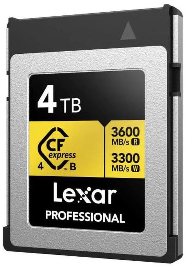 Alt view image 2 of 7 - Lexar Lexar Professional GOLD CFexpress 4.0 Type B card 4TB #LCXEXPR004T-RNENG