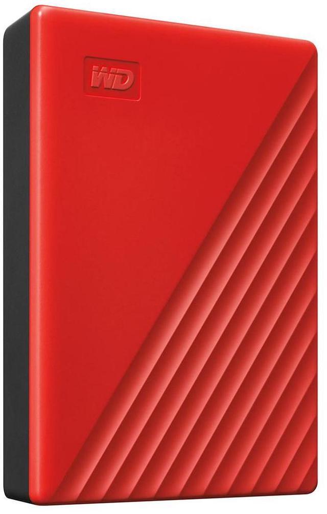 Alt view image 10 of 13 - WD 5TB My Passport Portable Storage USB 3.2 Gen 1 - Red - WDBPKJ0050BRD-WESN