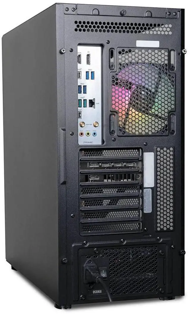 Alt view image 12 of 14 - iBUYPOWER Slate 9 Black Gaming PC Desktop - AMD Ryzen 7 9800X3D - AMD Radeon RX 9070 16GB - 32GB DDR5 RGB - 2TB NVMe SSD - SBA7R9701