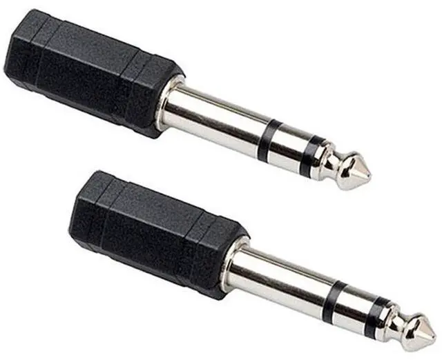 Main image of Hosa 2x GPM-103 Female Stereo 3.5mm Mini to Male Stereo 1/4" Phone Adapter