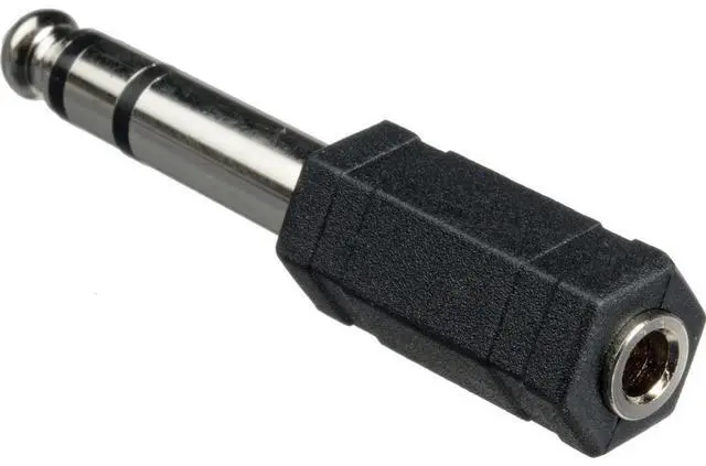 Alt view image 2 of 3 - Hosa 2x GPM-103 Female Stereo 3.5mm Mini to Male Stereo 1/4" Phone Adapter