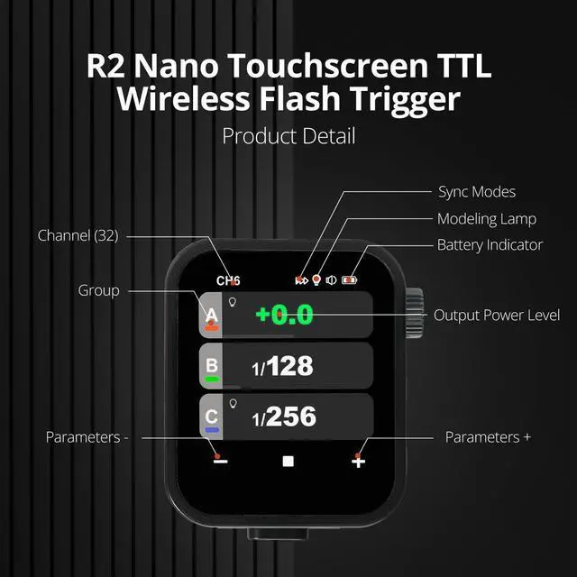 Alt view image 6 of 6 - Flashpoint XPLOR 600PRO II Battery-Powered All-In-One Outdoor Flash with R2 Nano Touchscreen TTL Wireless Flash Trigger for Leica
