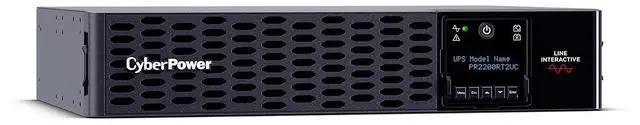 Alt view image 8 of 9 - CyberPower PR2200RT2UC Smart App Sinewave UPS Systems - 2200VA/2200W, 120 VAC, NEMA L5-30P, 2U, Rack / Tower, Sine Wave, 8 Outlets, LCD, PowerPanel® Business