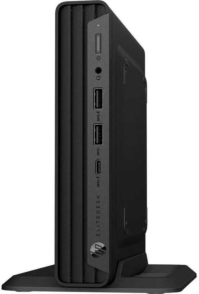 Alt view image 4 of 10 - HP Elite Mini 805 G8 Desktop PC, AMD Ryzen 5 Pro 5650GE, AMD Radeon Graphics, 8GB DDR4-3200, 256GB SSD, Windows 11 Pro, Includes Mouse & Keyboard (A98XTUT#ABA)