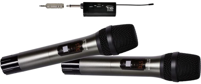 Main image of Galaxy Audio Trek GTU Mini UHF Dual Handheld Wireless Microphone System, A & B:524.5 - 594.5 MHz