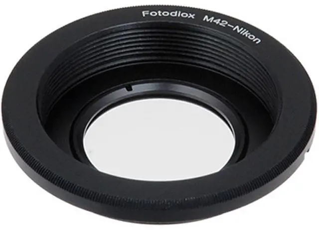 Main image of Fotodiox Pro Lens Mount Adapter Compatible with M42 Type 2 and Select Type 1 Lenses to Nikon F-Mount Cameras