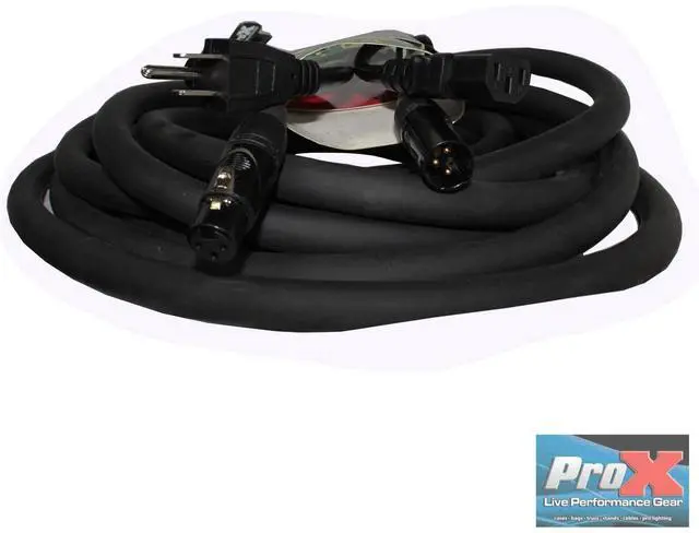 Alt view image 11 of 12 - ProX XC-XLREC25 (25ft XLR / IEC Combo)