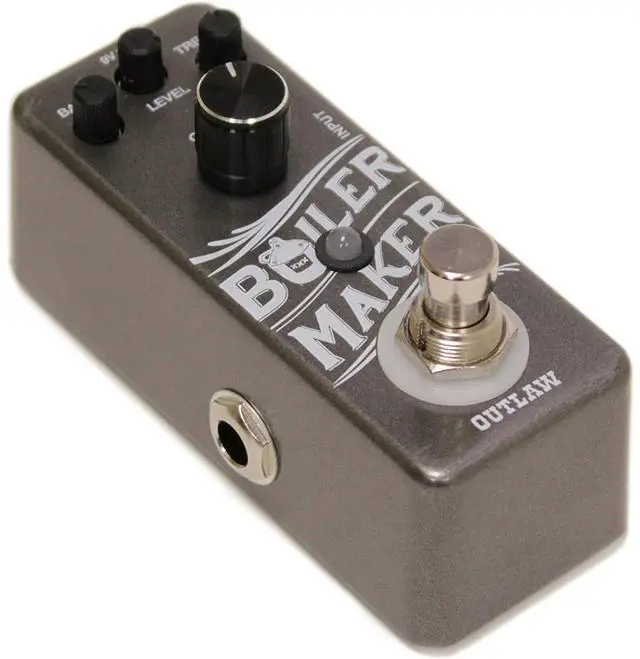 Alt view image 8 of 12 - Outlaw Effects Boilermaker Clean Boost Guitar Effects Pedal