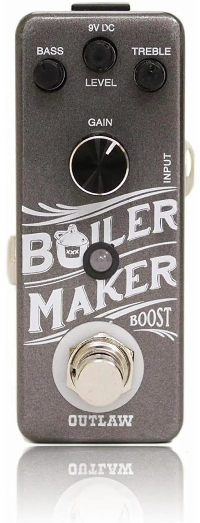 Alt view image 9 of 12 - Outlaw Effects Boilermaker Clean Boost Guitar Effects Pedal