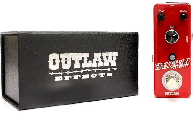 Alt view image 17 of 19 - Outlaw Effects Hangman Guitar Overdrive Pedal