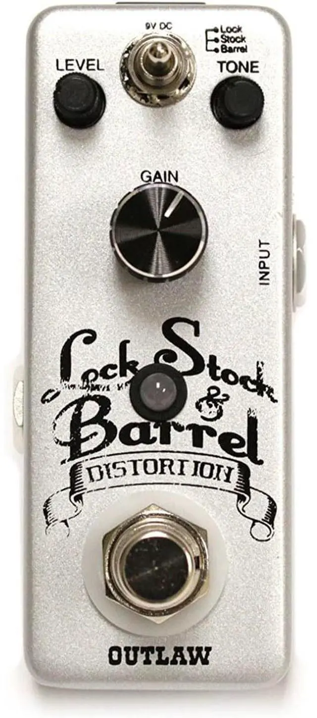 Alt view image 19 of 20 - Outlaw Effects Lock-Stock-Barrel Guitar Distoriton Pedal