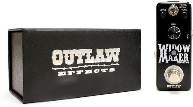 Alt view image 17 of 20 - Outlaw Effects Widow Maker Metal Guitar Distortion Pedal